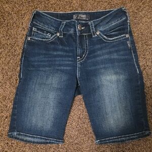 Silver Jeans Suki Dark Blue Denim